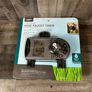 NEW Orbit 1 Dial2 Outlet Hose Faucet Timer- Programmable FREE SHIPPING New!